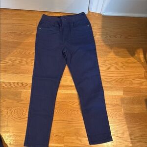 Hanna Andersson Navy Kids Stretch Pants with Drawstring